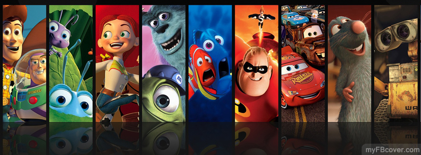 Pixar Facebook Cover | Timeline Cover | FB Cover